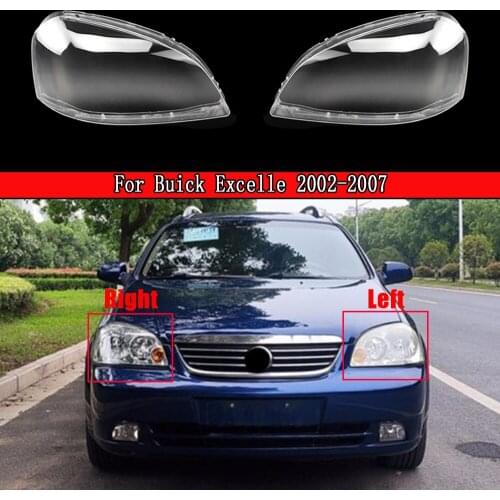 Car Headlight Lens For Buick Excelle 2002-2007 Car Front Headlight Headlamp Lens Cover Lenses Dust Cover Shell Plastic