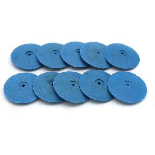 20PCS Jewelry Rubber Polishing Buffing Wheels Dia 22mm Without Shank Color Random