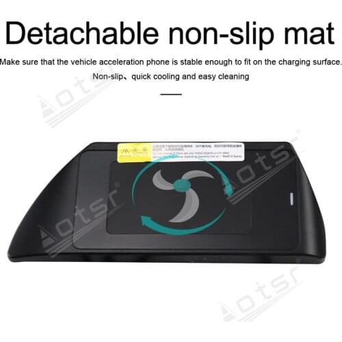 QI Wireless Fast Charge Special On-Board Charge Phone Charge Panel Android For JEEP Renegade 2018 Car Non-slip Car Accessories