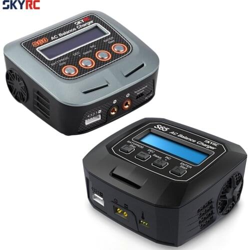 SKYRC S60 S65 60W 65W 100-240V AC Balance Charger/Discharger for 2-4S Lithium LiPo LiHV LiFe Lilon NiCd NiMh PB RC Drone Car Bat