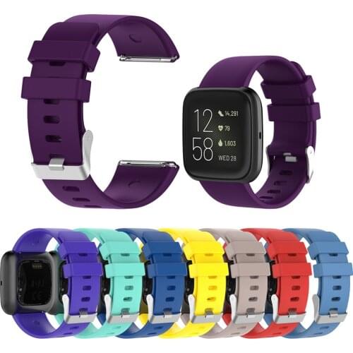 Replacement Band For Fitbit Versa/Versa Lite Starp Soft Silicone Waterproof Wrist Accessories Strap For Fit bit Versa Bracelet