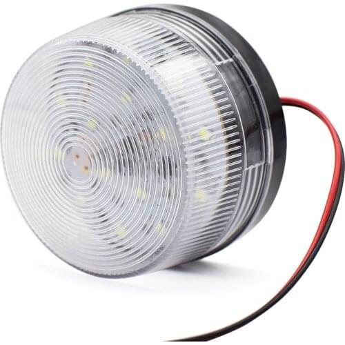 Strobe Flashing Emergency Warning Lamp 12V 24V 220v Outdoor LED or Bulb Alarm Light wall mount for Gate Opener no sound