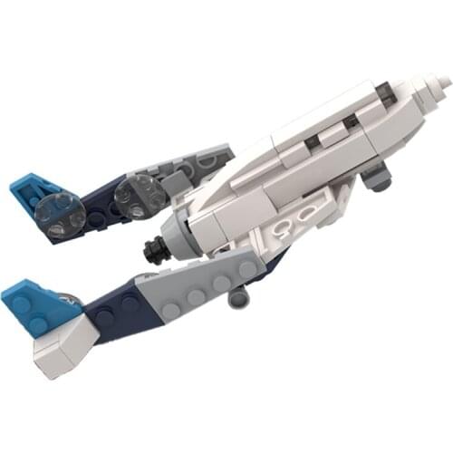 MOC Space Series Spaceship Two VSS Unity Building Block Creative DIY Space Adventure Space Travelling Childrens Birthday Gifts