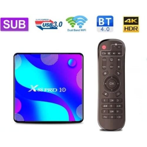X88 PRO Transpeed Android 11 TV BOX 2.4G&5G Wifi 16G 32G 64G 128G 4k 3D TV Receiver Media Player H.265 High Qualty Set Top Box