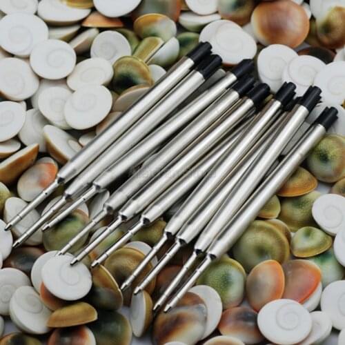 Lots Of 10 Pcs Ballpoint Pen Refills Writing Black & Blue M Point Hot Free Shipping