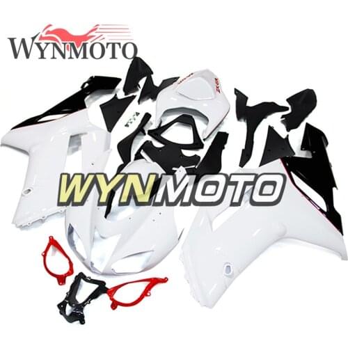 Complete Fairings For Kawasaki ZX-6R 07-08 ZX6R 2007-2008 Year Injection ABS Plastics Body Kits Motorcycle Pearl White Red Cover
