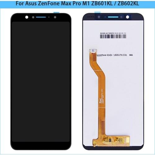 Original 5.99 " New For Asus ZenFone Max Pro M1 ZB601KL / ZB602KL LCD Display Touch Screen Panel Digitizer Assembly Replacement
