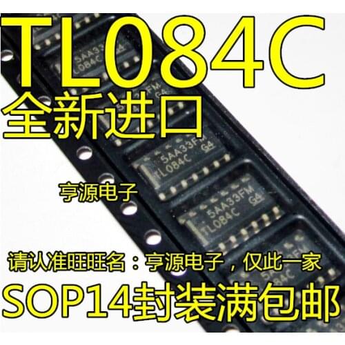 10PCS TL084C TL084CDR TL084CDT 084C