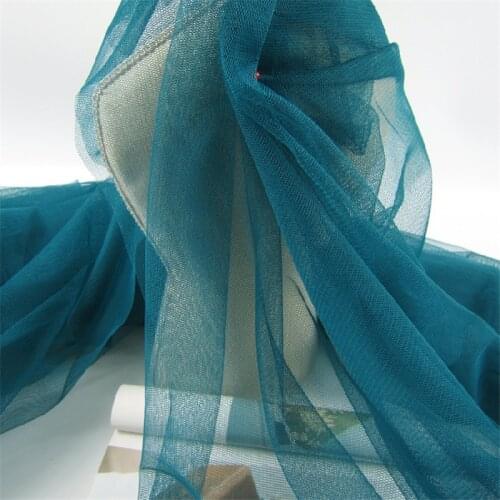 4 Yards Soft Tulle Net lace Fabric in Teal For DIY Sewing crafts Lyrical Dance Evening Dress Birthday Party Dress Skirt Tutu