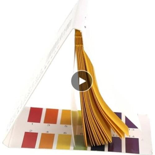 80pcs PH Test Paper 1-14 Laboratory Paper Litmus Tester Urine Saliva Water Quality Testing Teaching Supplies Special Tools Paper