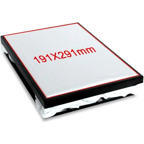 A4 A3 size holder frame for print tray for flatbed printers for textile print machine use for T-shirt, clothing printing