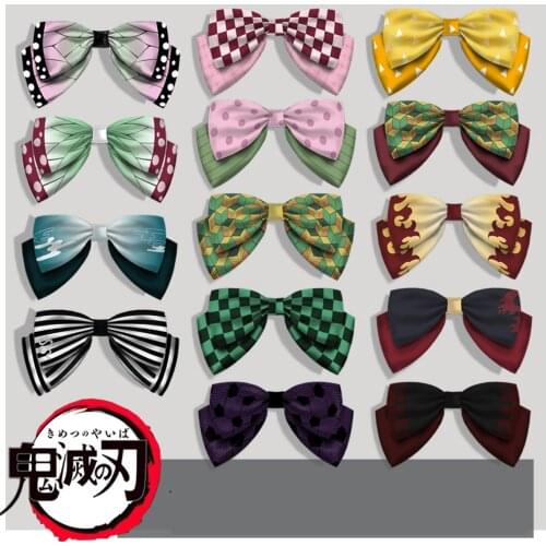 Anime Demon Slayer Kimetsu No Yaiba Headwear Hair Band Nezeko Tanjirou Zenitsu Cosplay Costume Accessories Hair Jewelry