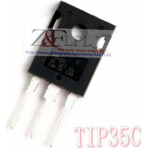 TIP35C TIP 35C TO-247 25A/100V COMPLEMENTARY SILICON HIGH POWER TRANSISTORS New Original 20PCS/LOT