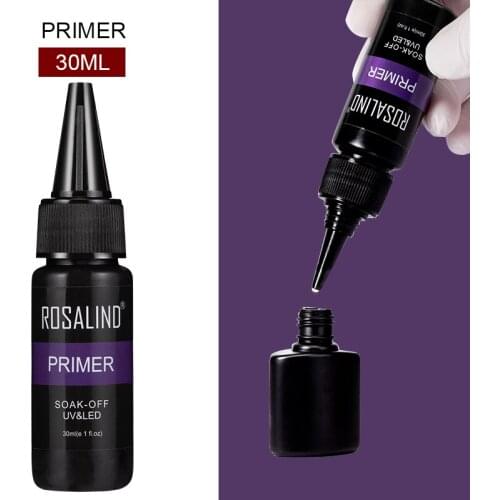 ROSALIND Gel Nail Polish 30ML Matt Top Coat Semi Permanent UV LED Top Base Coat Nail For Manicure Primer Gel Nail Polish Varnish