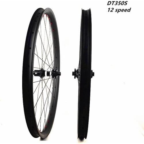 Graphene 27.5er carbon mtb disc wheels XC 37x24mm tubeless mtb disc bicycle wheelset 12 speed DT350S 110x15 148x12 pillar1420