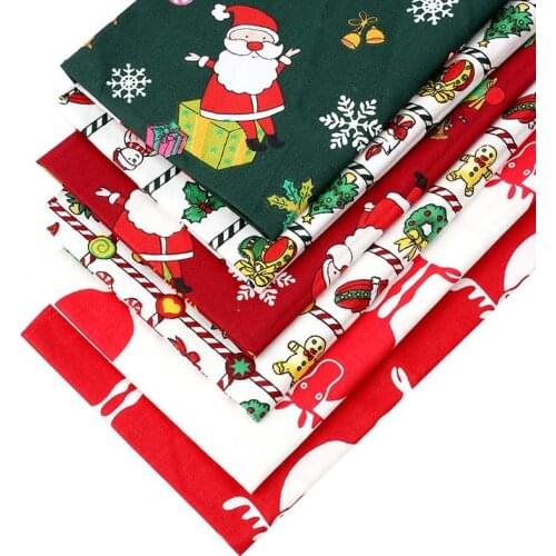 IBOWS Cotton 100% Cloth Fabric 40*50cm/pc Carton Animals Cars Printed DIY Handmade Patches Sewing Dress Pillow Home Textile