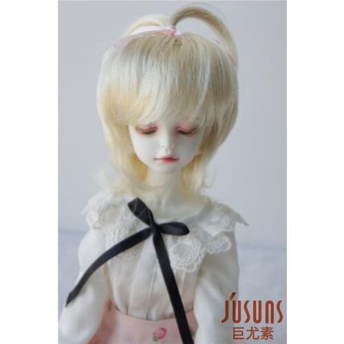 JD296 7-8inch Fountain Updo BJD doll wigs 1/4 MSD Japan fiber doll hair toy doll accessories