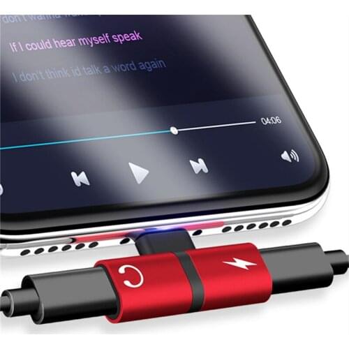 Cable divisor para auriculares, adaptador de iluminación auxiliar de Audio para iPhone 12, X, 7, 8 Plus, Xs, 13, 14