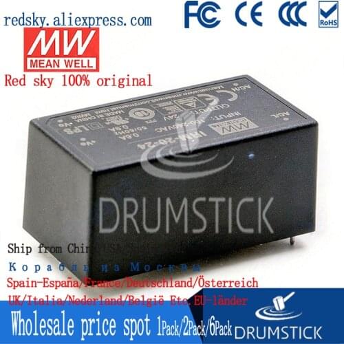 Steady MEAN WELL IRM-20-24 24V 0.9A meanwell IRM-20 24V 21.6W Single Output Encapsulated Type