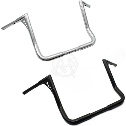 Motorcycle 1-1/4" 16" Ape Hanger Handlebar For Harley Touring Road King Electra Street Glide Dressers Baggers 25mm 1'' 1982-2019