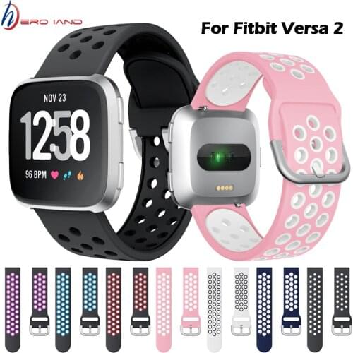 New Arrival For Fitbit Versa 2 / Lite Wristband Wrist Strap Smart Watch Band Strap Soft Watchband Replacement Smartwatch Band