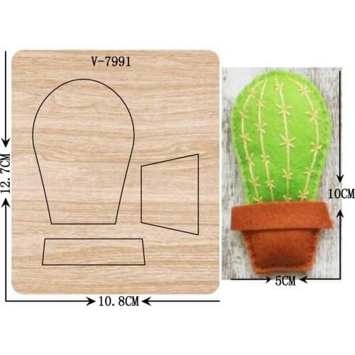 New cactus wooden dies cutting dies for scrapbooking Multiple sizes V-7991