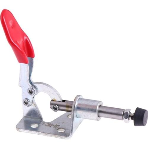 New 45Kg Antislip Vertical Toggle Clamp GH-301-AM Plastic Covered Handle Toggle Clamp For Hand Tool