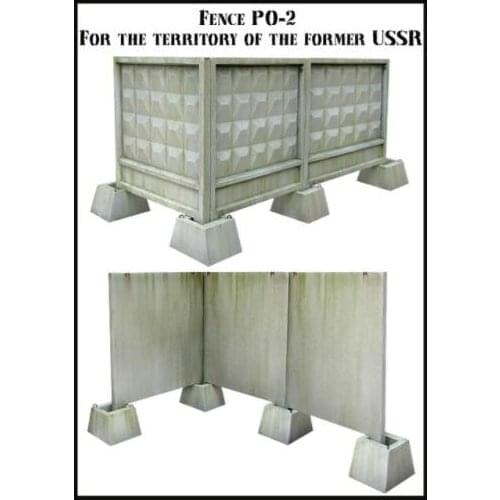 New Unassembled 1/35 fence for former USSR Accessories Resin Kit DIY Toys Unpainted resin model