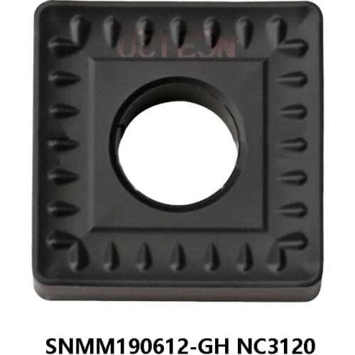 Carbide Cutting Inserts SNMM190612-GH NC3120 SNMM 190612 Lathe Cutter Tools Turning Tool CNC Original 10pcs