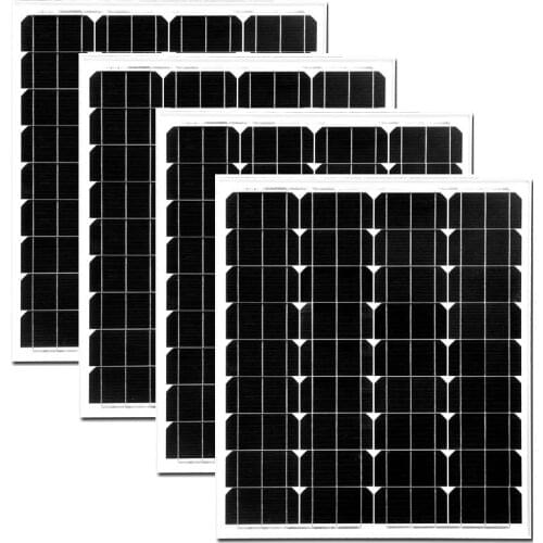 Panel Solar 12v 70w Monocrystalline 4Pcs Photovoltaic Panels 280w Solar Battery Charger Solar Energy System Caravan Motorhome