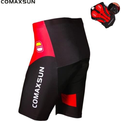 COMAXSUN Cycling Shorts 3D Gel Padded Shockproof MTB Bike Shorts Road Bicycle Shorts Outdoor Sports Ropa Ciclismo Tight