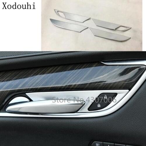 Car Inner Garnish Cover Trim Storage Box Handle Bowl Armrest Hoods Handrail Frame Lamp 1pcs For Cadillac XT5 2017 2018 2019 2020