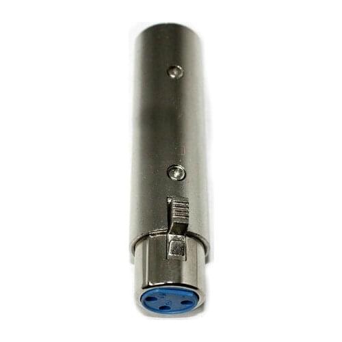 1 PC Male to Female XLR 3P Pin Audio Adapter Connector Metal Cord Coupler F/M