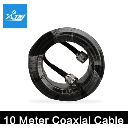 10 meters RG6 Low Loss Coaxial Cable 50ohm N Male To N Male Communication Coax Cable For Mobile Phone Signal Booster Repeater