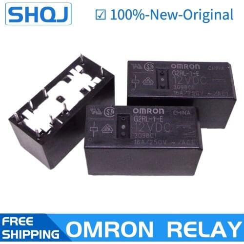 10PCS OMRON RELAY G2RL-1-E 12VDC G2RL-1-E 24VDC G2RL-1-E 5VDC G2RL-1-E 5V 12V 24V 16A Brand new and original relay