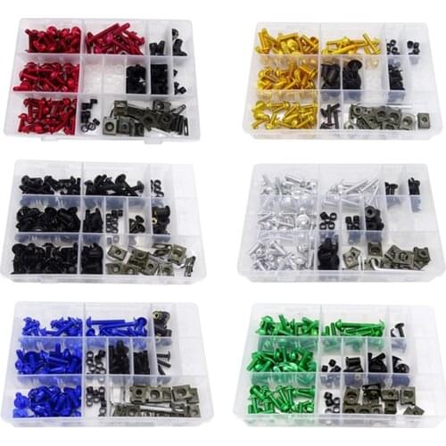 150 Pcs Motorcycle Fairing Bolt Screw Fastener Motorbike Windscreen Windshield Screws Bolt For Kawasaki Yamaha Suzuki Honda