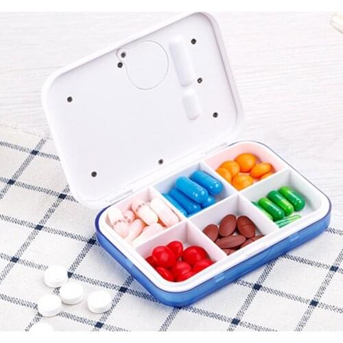 50% Hot Sale Digital Pill Box Food Grade Intelligent ABS Electronic Reminder Medicine Box for Patients