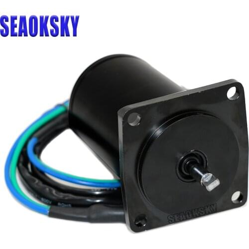 67F-43880 Tilt Trim motor For YAMAHA Boat Engine 75 80 90 100 HP 2-Wire 12V 4 Bolt Sierra 10862 ;67F-43880-00