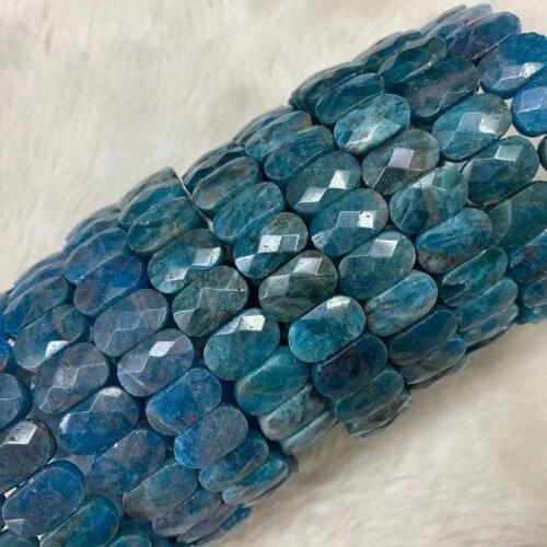Natural Apatite Stone Beads Bracelet Natural Gemstone Bangle Charming Jewelry For Woman For Gift Wholesale