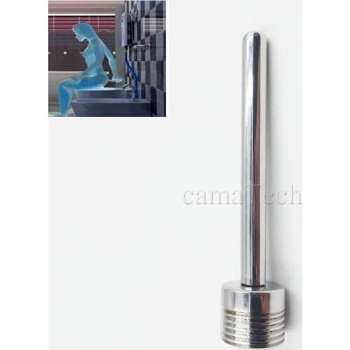 CamaTech Stainless Steel Enema Shower System Attachment Vaginal Anal Cleaner Colonic Douche Nozzle Tip Anus Cleansing Head Plug