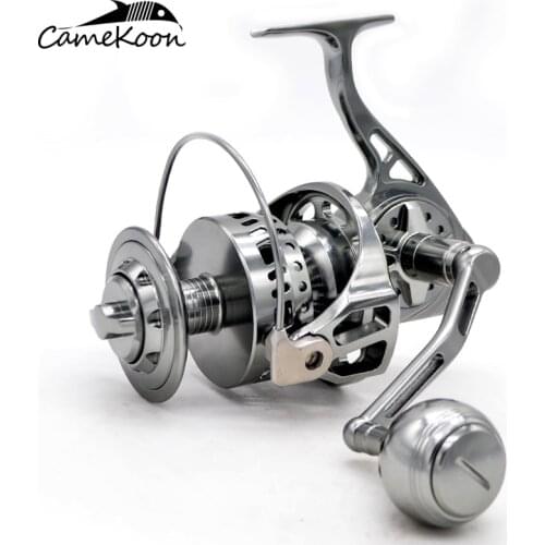 CAMEKOON 7000 Serise Cup Capacity Spinning Fishing Reel Maximum Drag 38KG Carbon Drag System Spinning Fishing Wheel