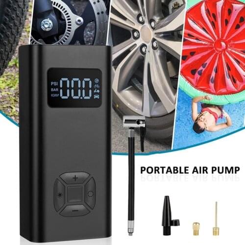 5V 150PSI Car Tire Pump USB Charging Mini Digital Air Pump Tire Inflator Portable Air Compressor for Motorcycle Bike Car