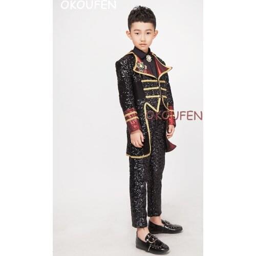 Customized Adult Childrens dress catwalk show concert performance clothing set nightclub singer dancer stage costumes