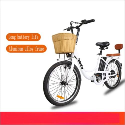 26 Inches Electric Bicycle Lithium Battery Electric Bicycle Adult Small Female Power-Assisted Bicycle