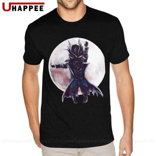 Euro Standard Quality Bloodborne The Hunter T Shirts Mens Streetwear Fashion Short Sleeve T Shirt Homme 90S Retro Clothing