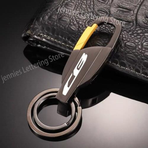 Metal keychain carabiner key ring with lettering for Honda CB650 CB500 CB500x CB650r CB500F CB 1000R motorcycle Accessories