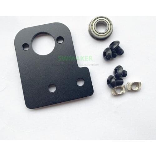 Metal T8 screw nut holder / Fixer for Z axis / 2020 2040 aluminium profile Creality CR-10 Ender-3 TEVO 3D Printer Black Gold