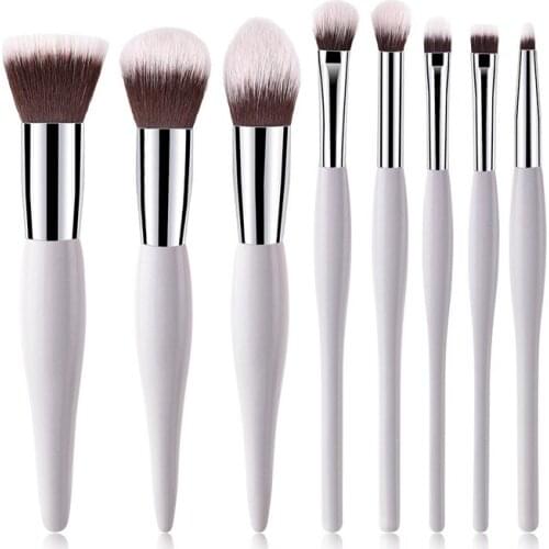 8pcs/set Makeup Brush Set for Face Blending Powder Foundation Eyeshadow Lip Brushes Professional Beauty tools