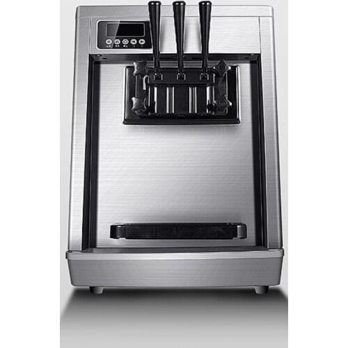 Desktop three-color ice cream machine ice cream maker Mini automatic cone machine 18~25L/h