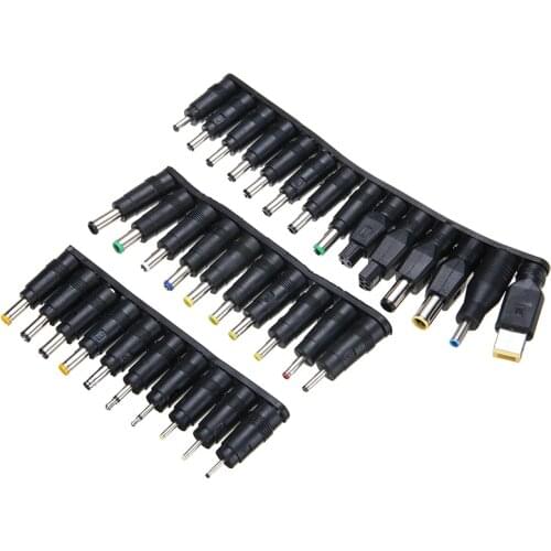 Newest 34 Tips Heads AC DC Power Supply Charger Adapter for Asus Acer Sony Samsung Durable Laptop Notebook Interchangeable Tips